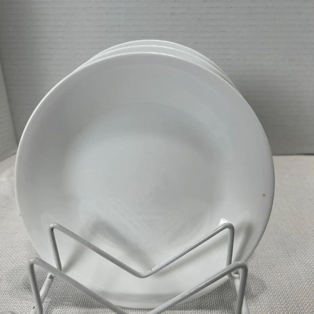 6 Corelle Winter Frost White 6 3/4